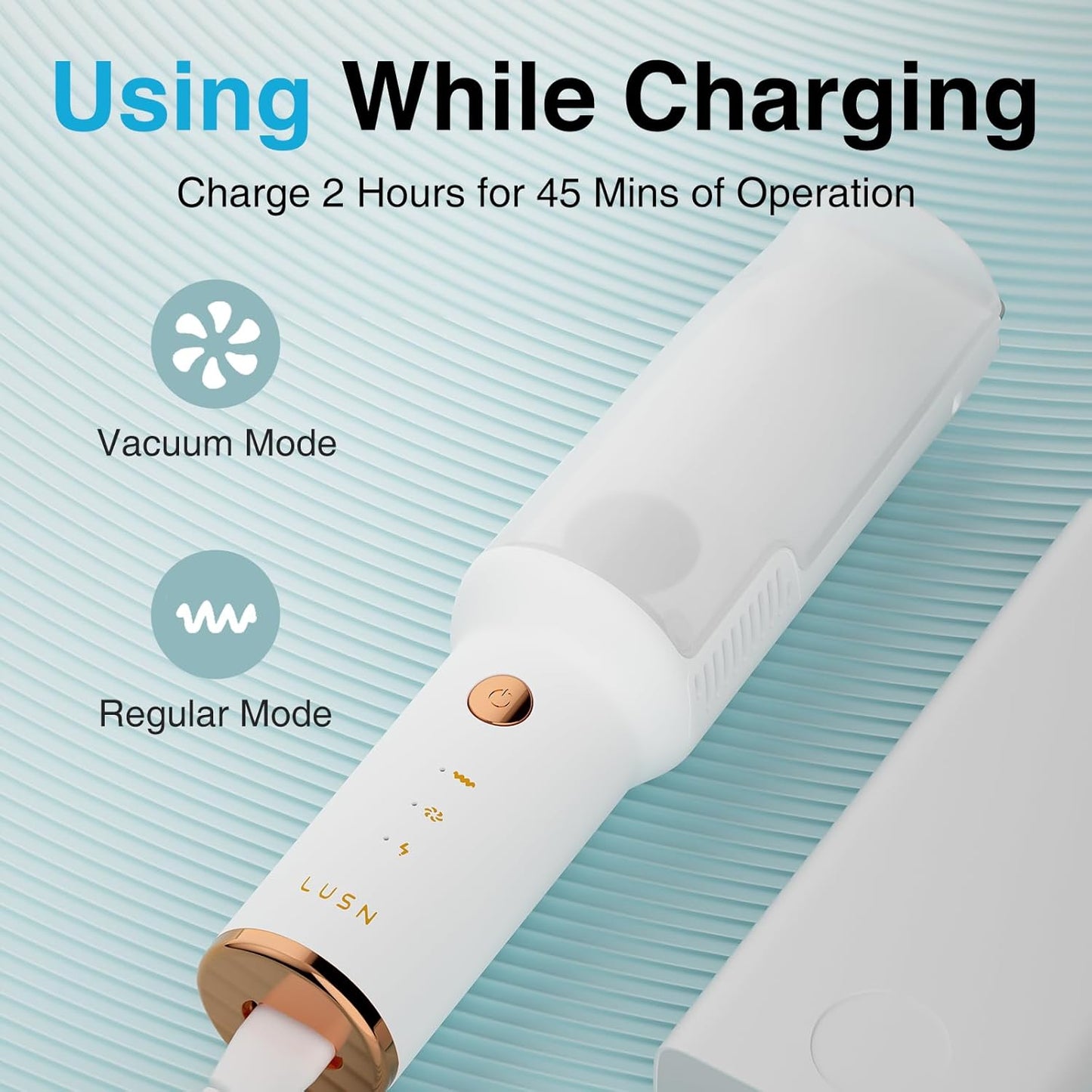 Baby Hair Trimmer with Built-in Vacuum โ Quiet, Safe & Mess-Free Haircut