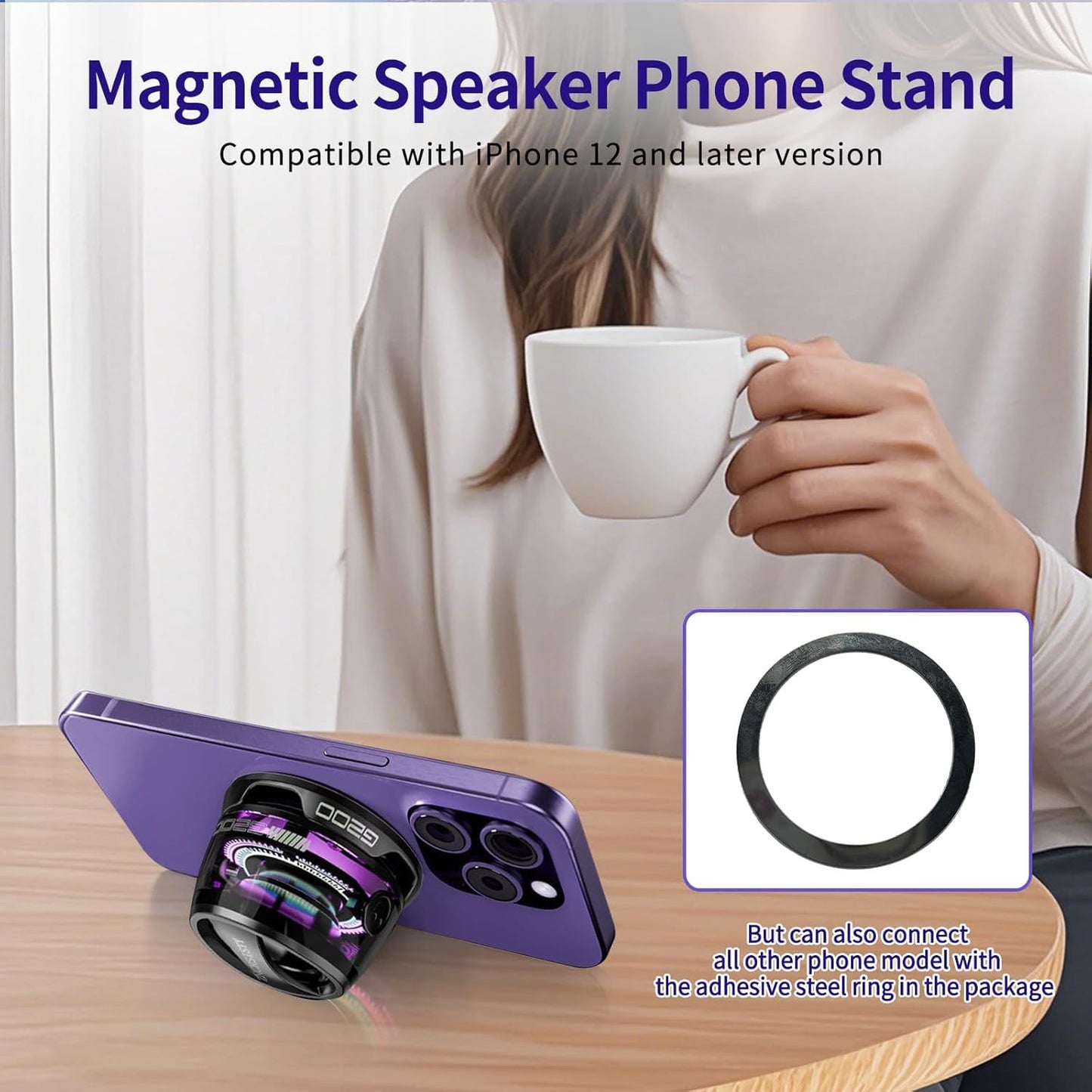 MagSound Proโข Portable Magnetic Speaker