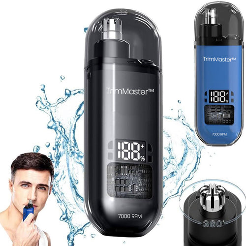 EasyTrim - Compact Ear & Nose Hair Trimmer with USB Cable | For Men & Women