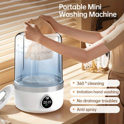 Portable Washing Machine (1.5L) - Digital Display