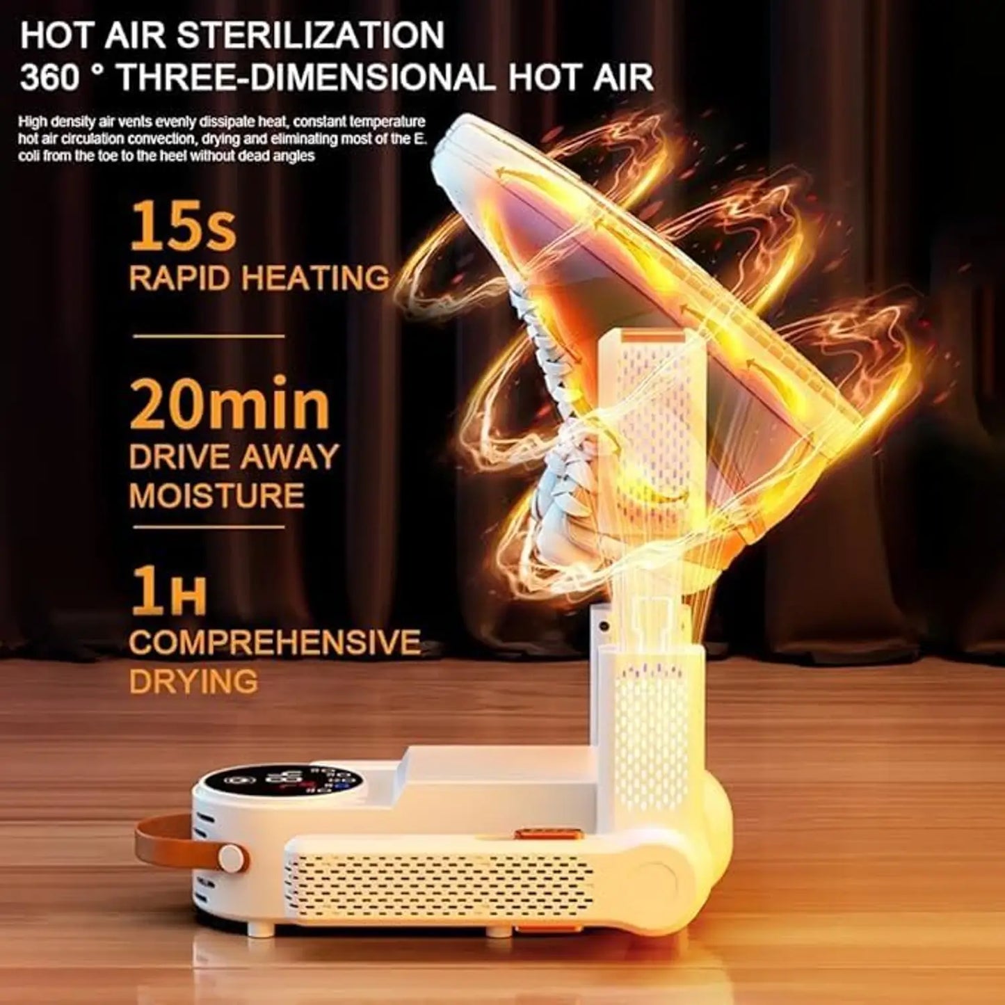 Electric Shoe Dryer With Digital Display