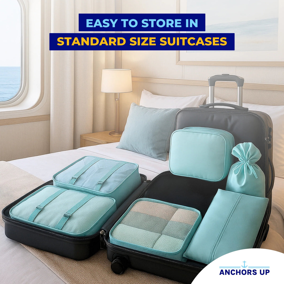 7-Piece Travel Organizer Packing Cube