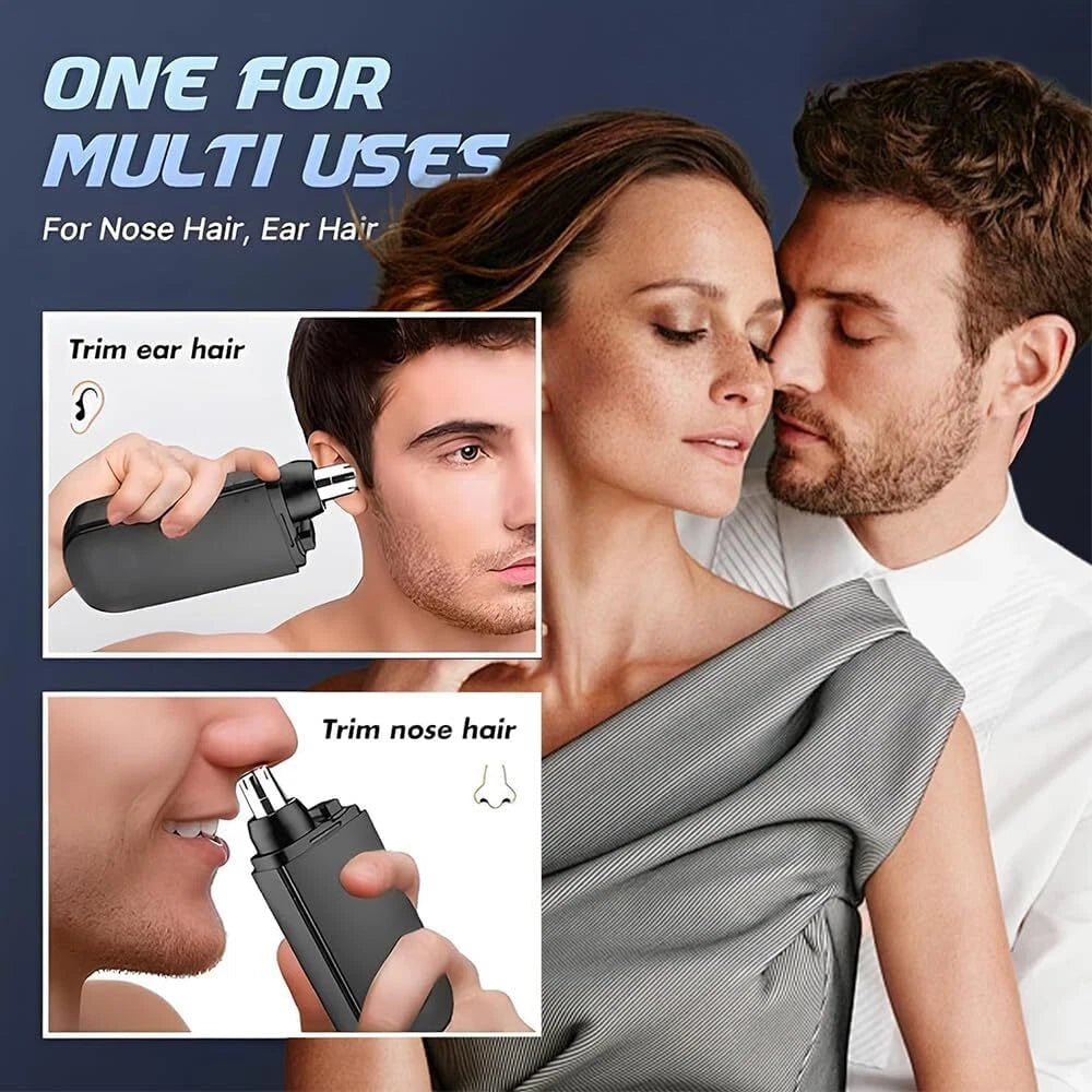 Electric Compact Ear & Nose Hair Trimmer | Digital Display