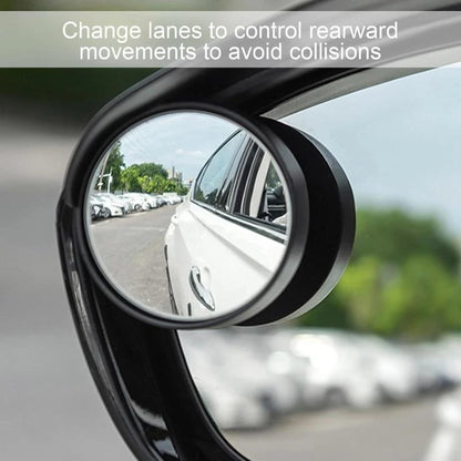 360° Blind Spot Mirror Rain Guard - Carbon Fiber