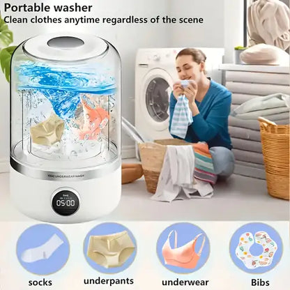 Portable Washing Machine (1.5L) - Digital Display