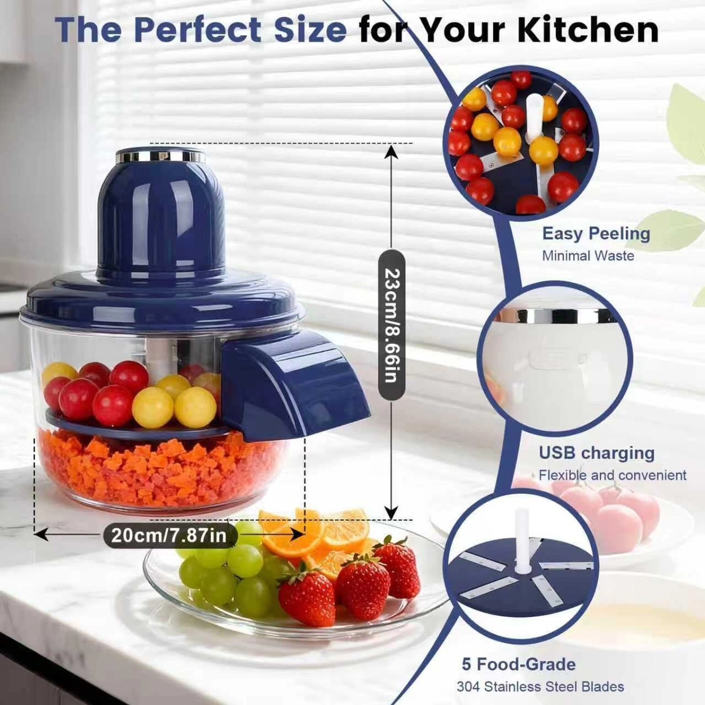 Automatic Electric Fruit & Vegetable Peeler