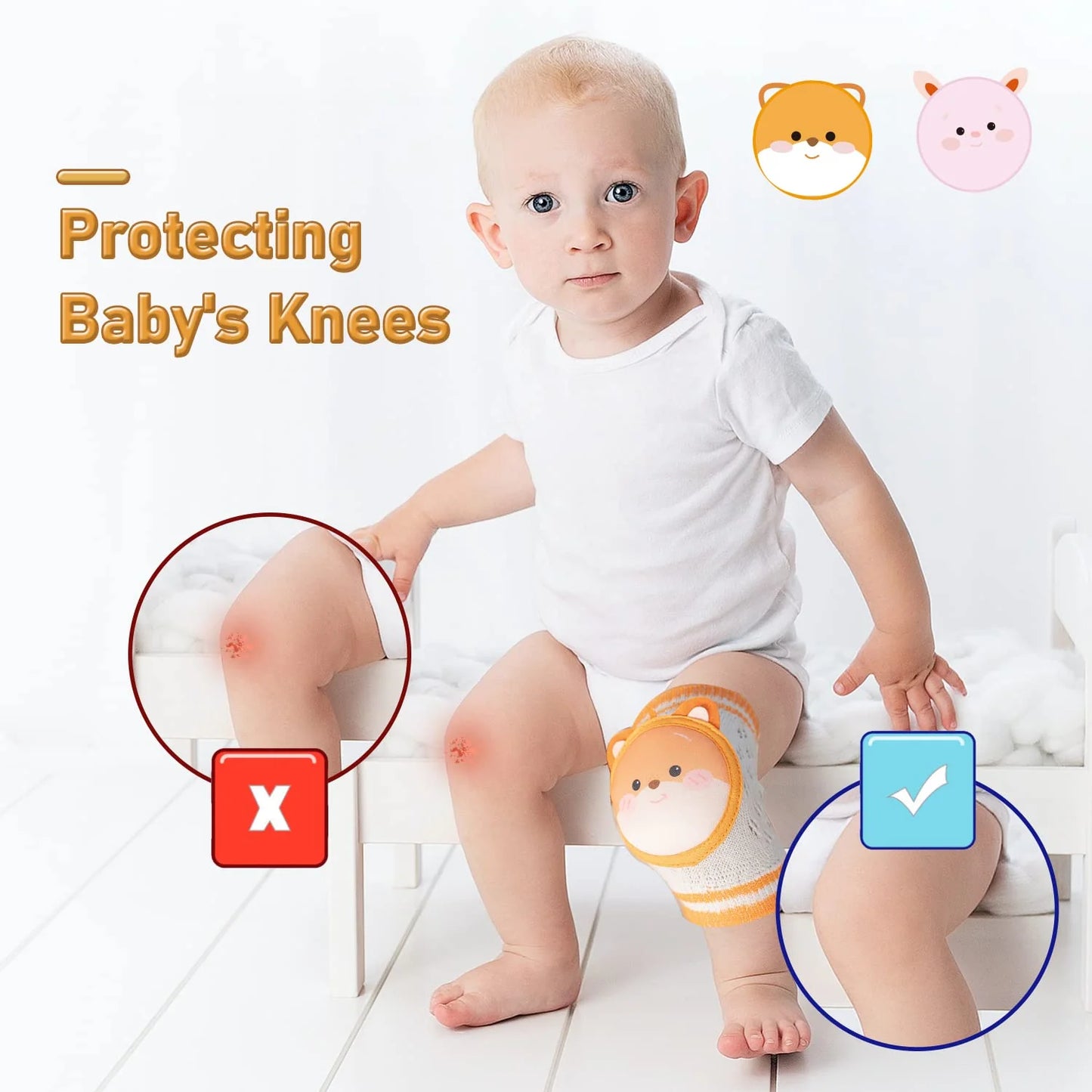 BabySafe Crawling Knee & Elbow Pads