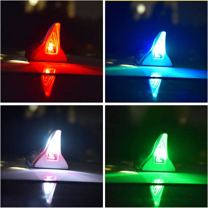 Solar-Powered Flashing LED Shark Fin Tail Light