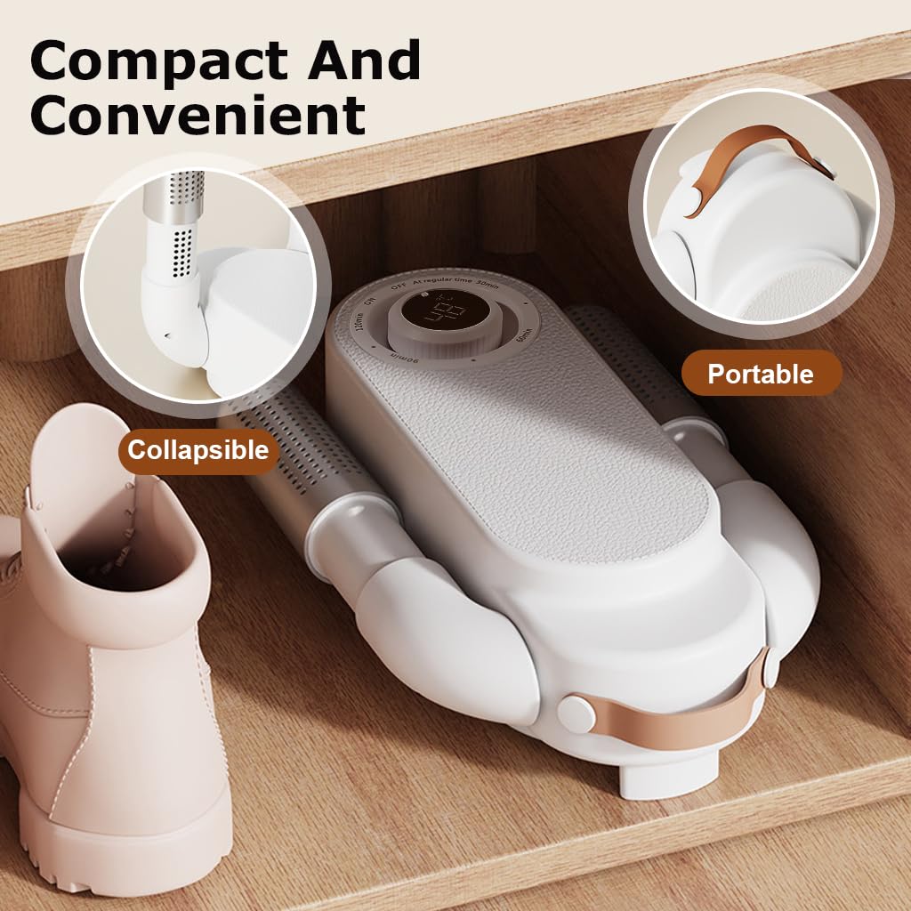 Electric Shoe Dryer With Digital Display