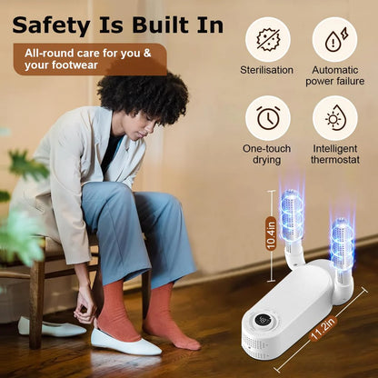 Electric Shoe Dryer With Digital Display