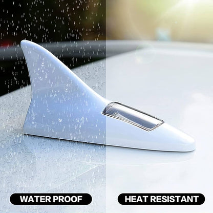Solar-Powered Flashing LED Shark Fin Tail Light