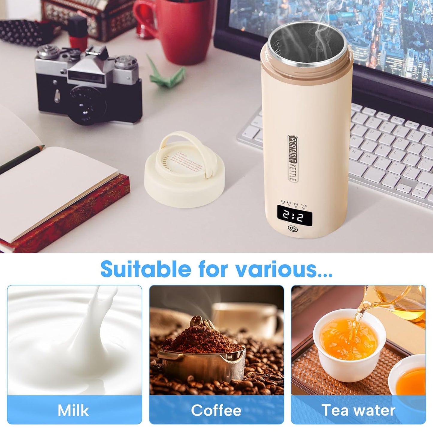 Portable Travel Electric Kettle
