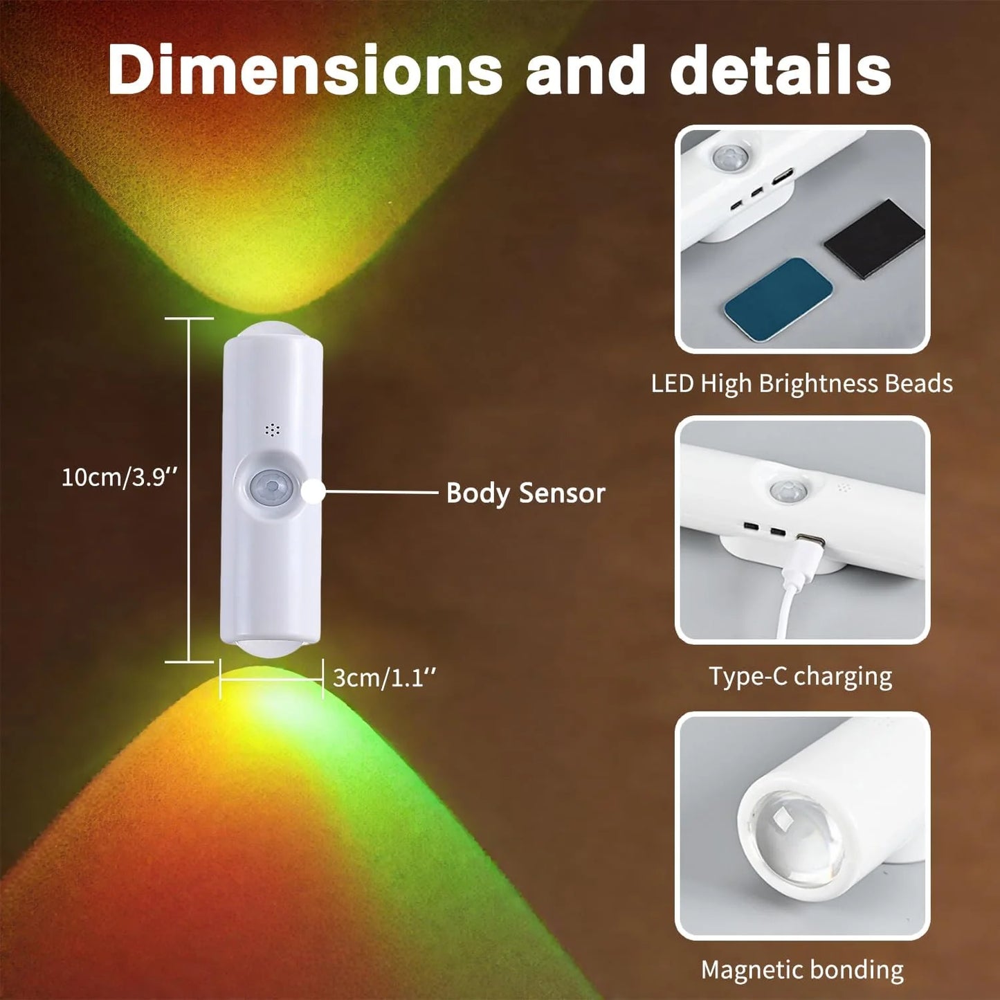 Smart RGB Motion Light With Magnet