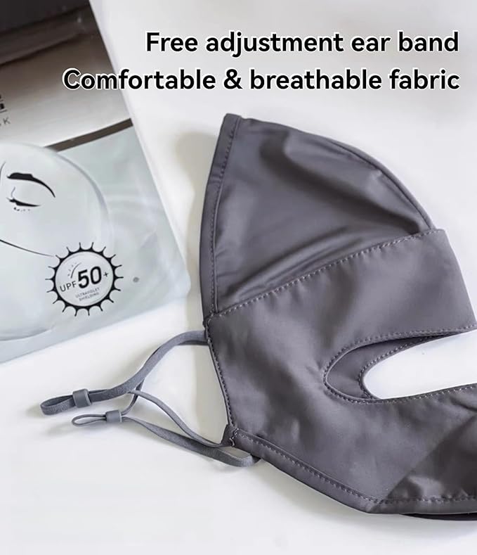 UPF 50+ Sun Protection Ice Silk Face Mask | Unisex