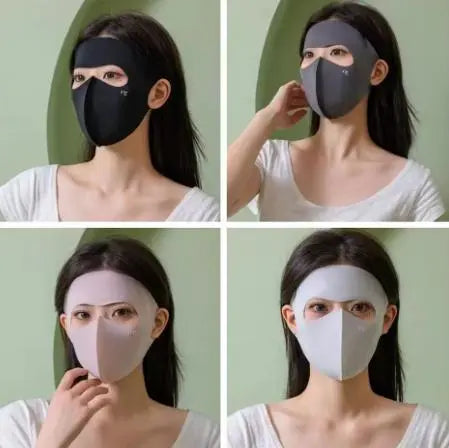 UPF 50+ Sun Protection Ice Silk Face Mask | Unisex