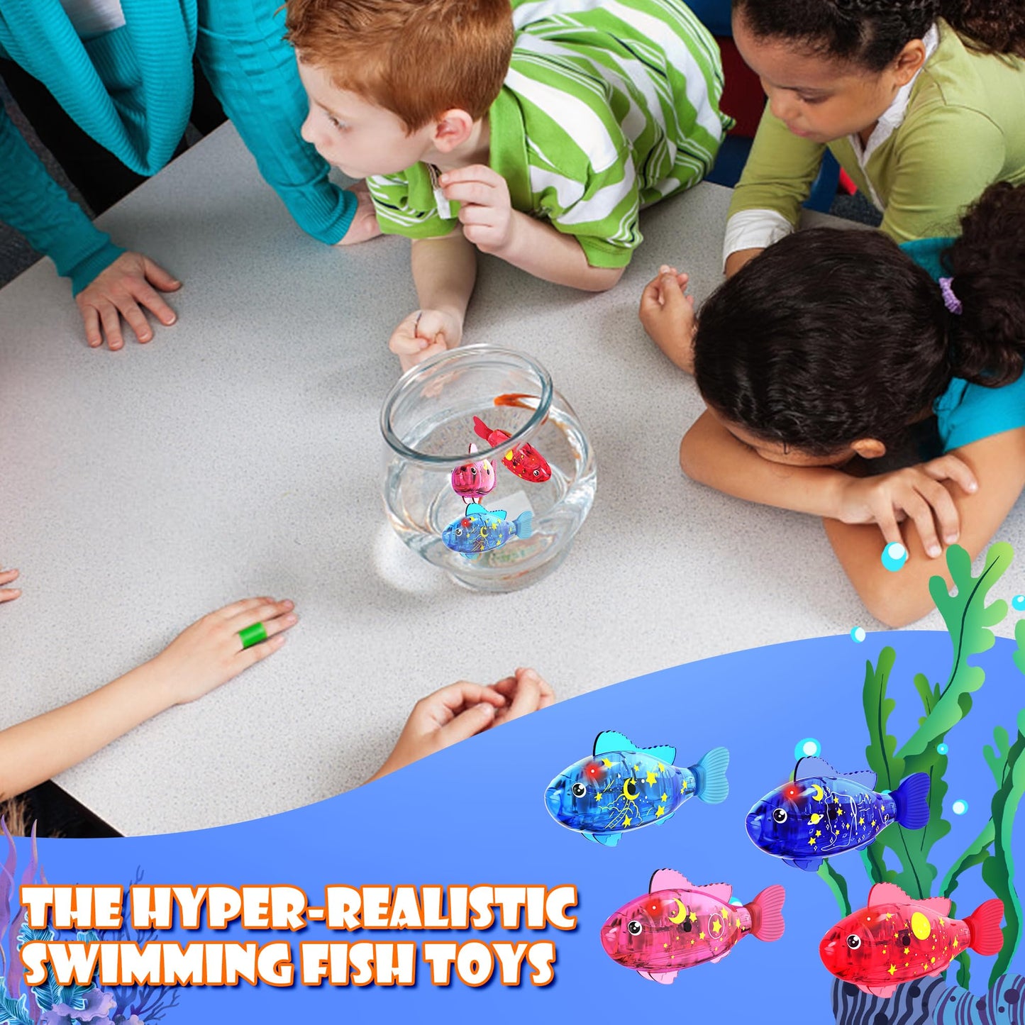 Interactive Robot LED Fish Toys