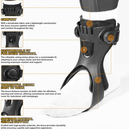 Ankle Brace Support With Inflatable Air Bag