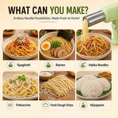 6 in 1 Automatic Handheld Pasta Maker (Steel)