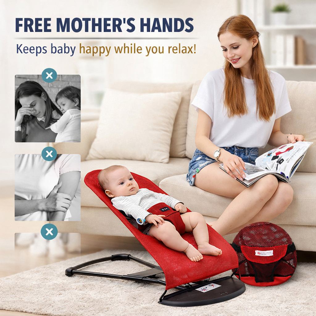 RockNest™ Infant Baby Bouncer Rocking Chair with Music