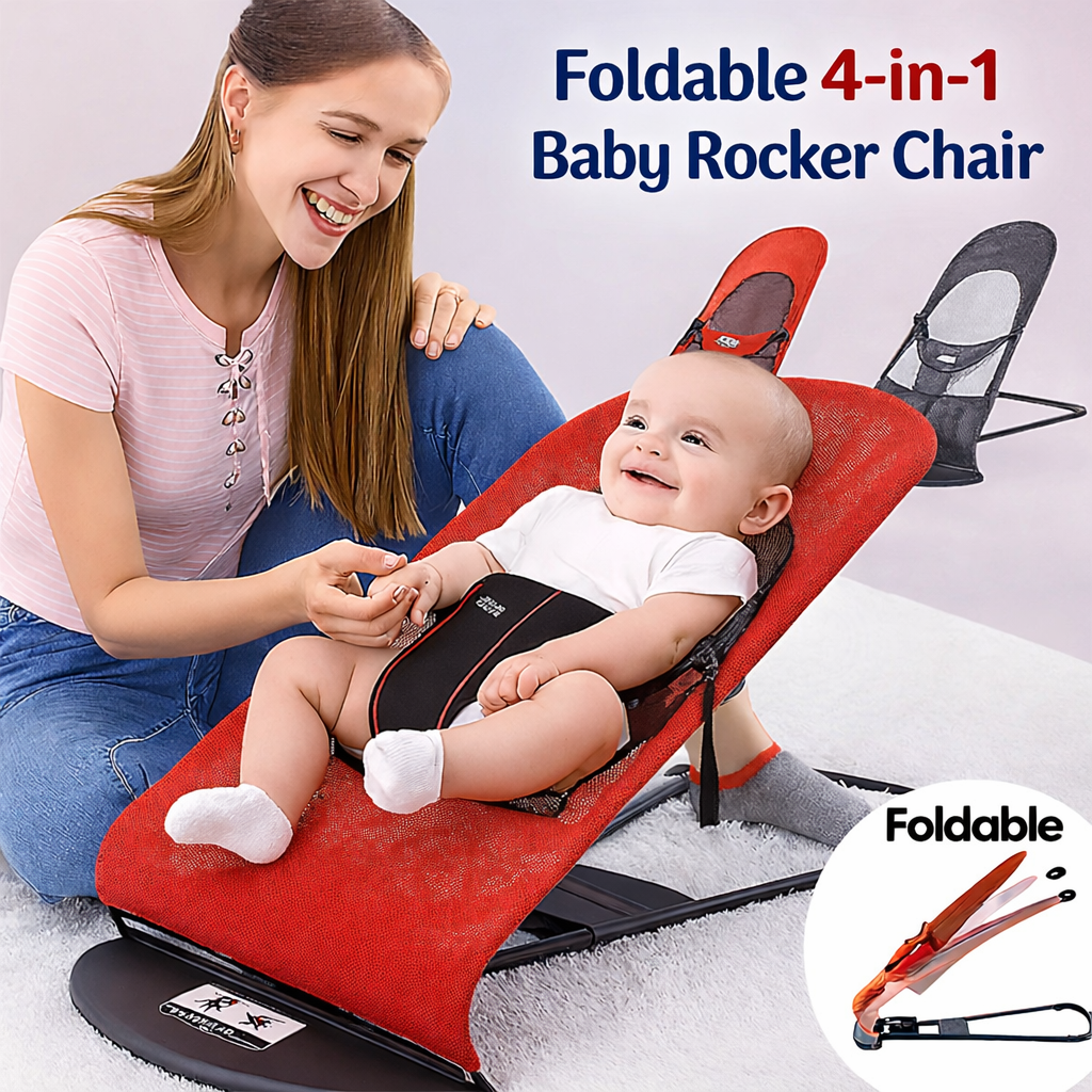 RockNest™ Infant Baby Bouncer Rocking Chair with Music