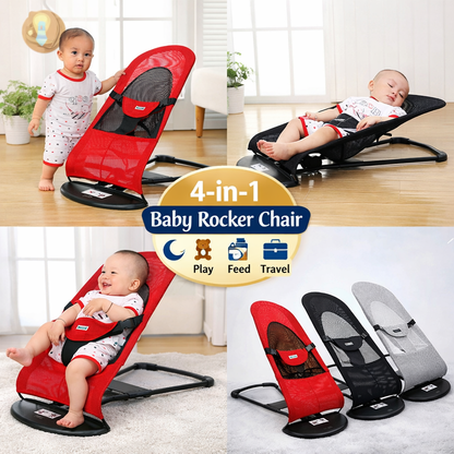 RockNest™ Infant Baby Bouncer Rocking Chair with Music