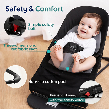 RockNest™ Infant Baby Bouncer Rocking Chair with Music