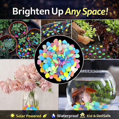 Glow-in-the-Dark Garden & Décor Pebbles