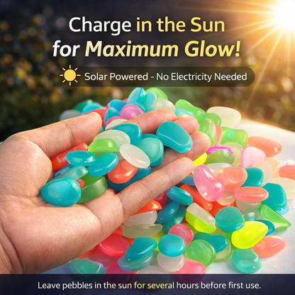 Glow-in-the-Dark Garden & Décor Pebbles