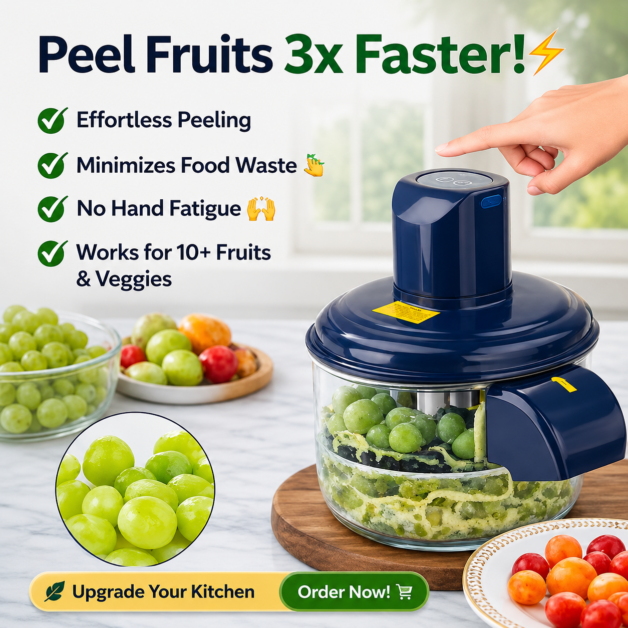 Automatic Electric Fruit & Vegetable Peeler