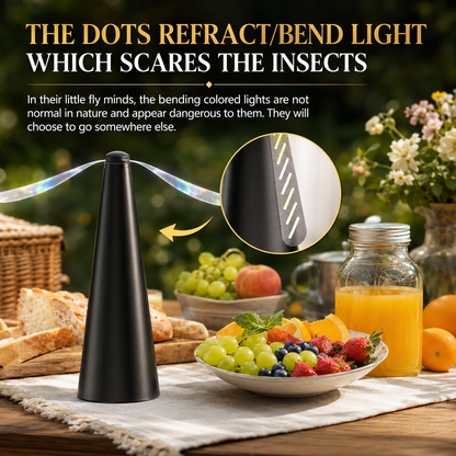 Fly Repellent Fan for Food & Outdoor Dining
