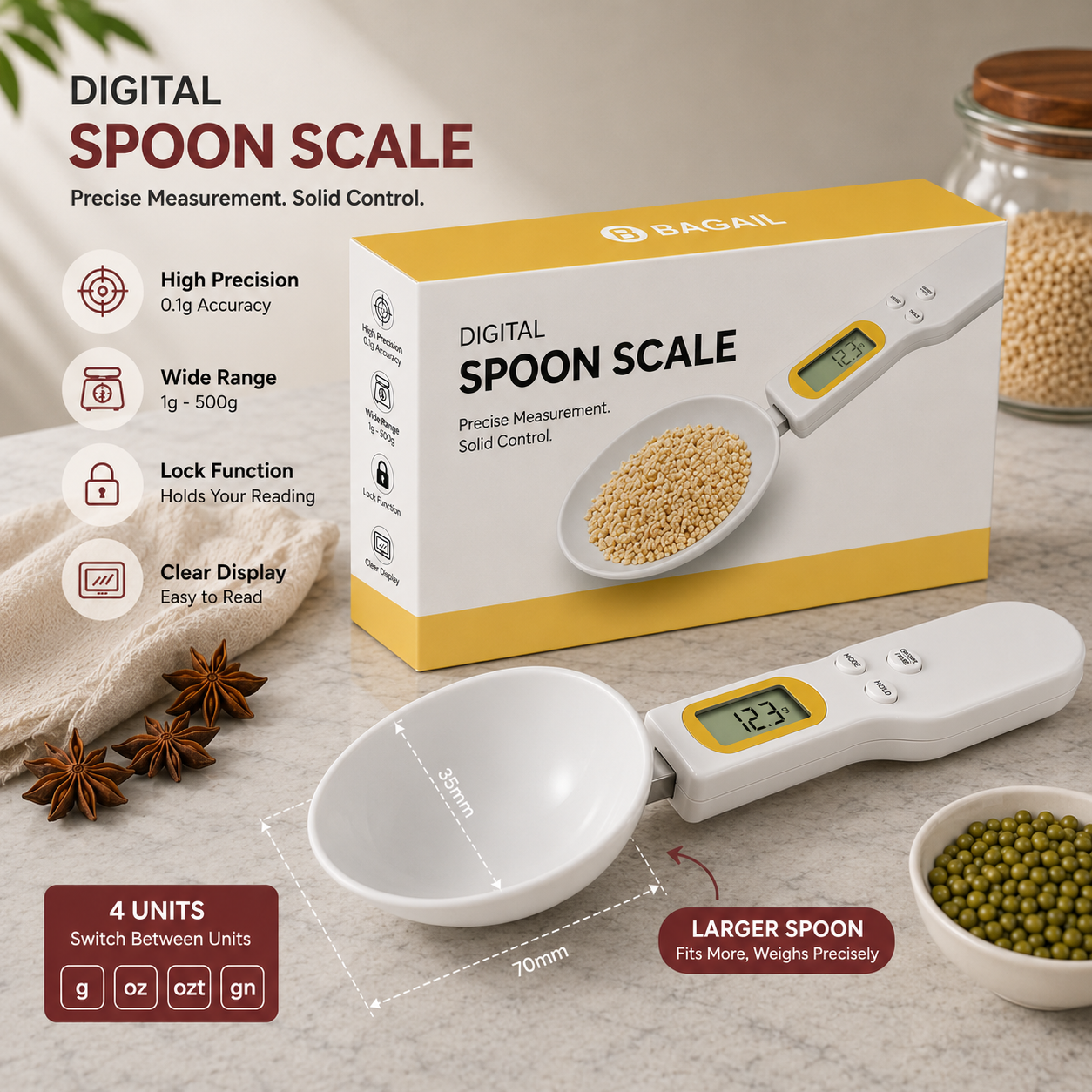 Electronic Digital Spoon Weight Machine
