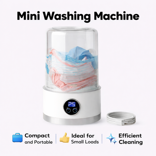 Portable Washing Machine (1.5L) - Digital Display
