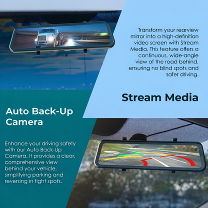 4K Smart Mirror Dash Cam Pro