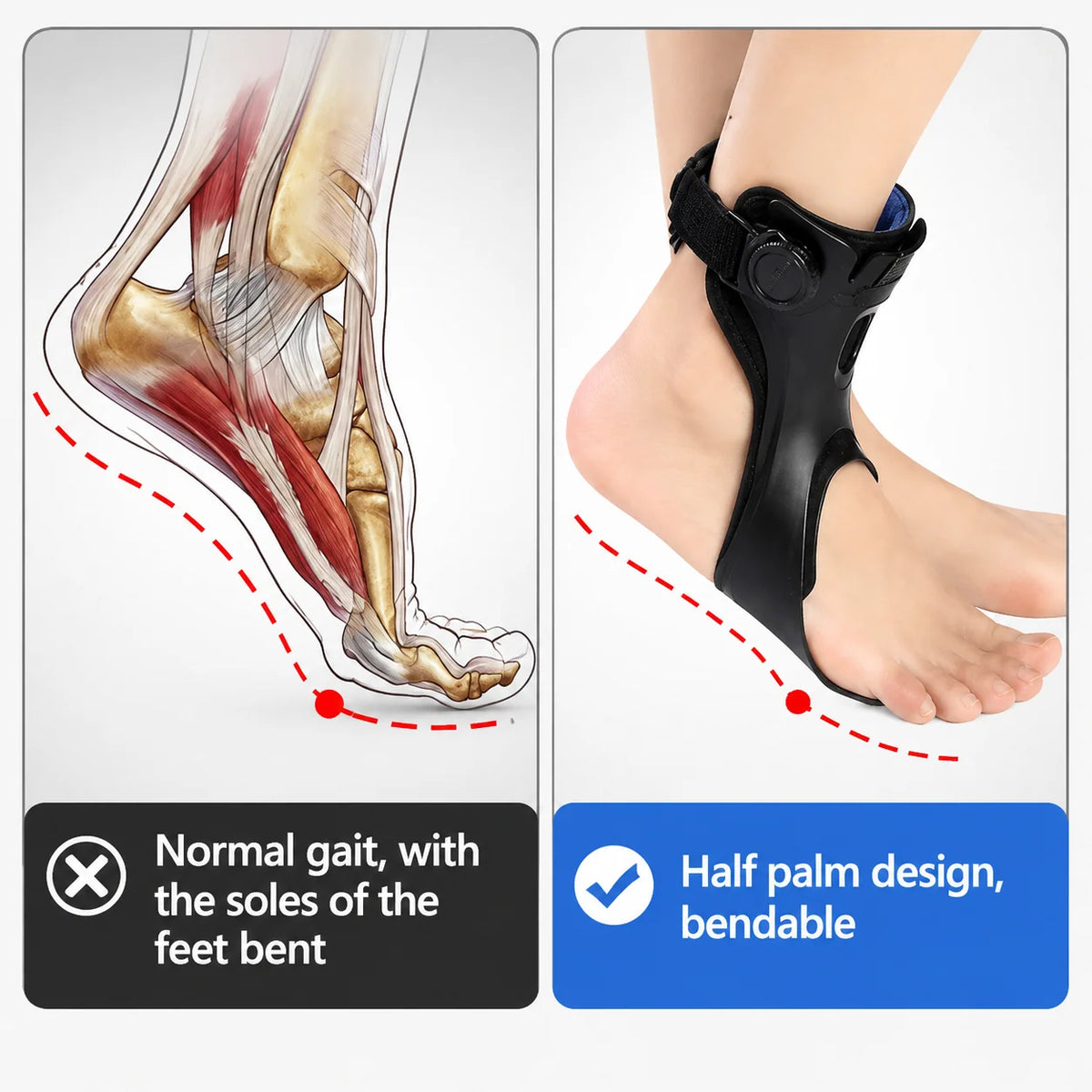 Ankle Brace Support With Inflatable Air Bag