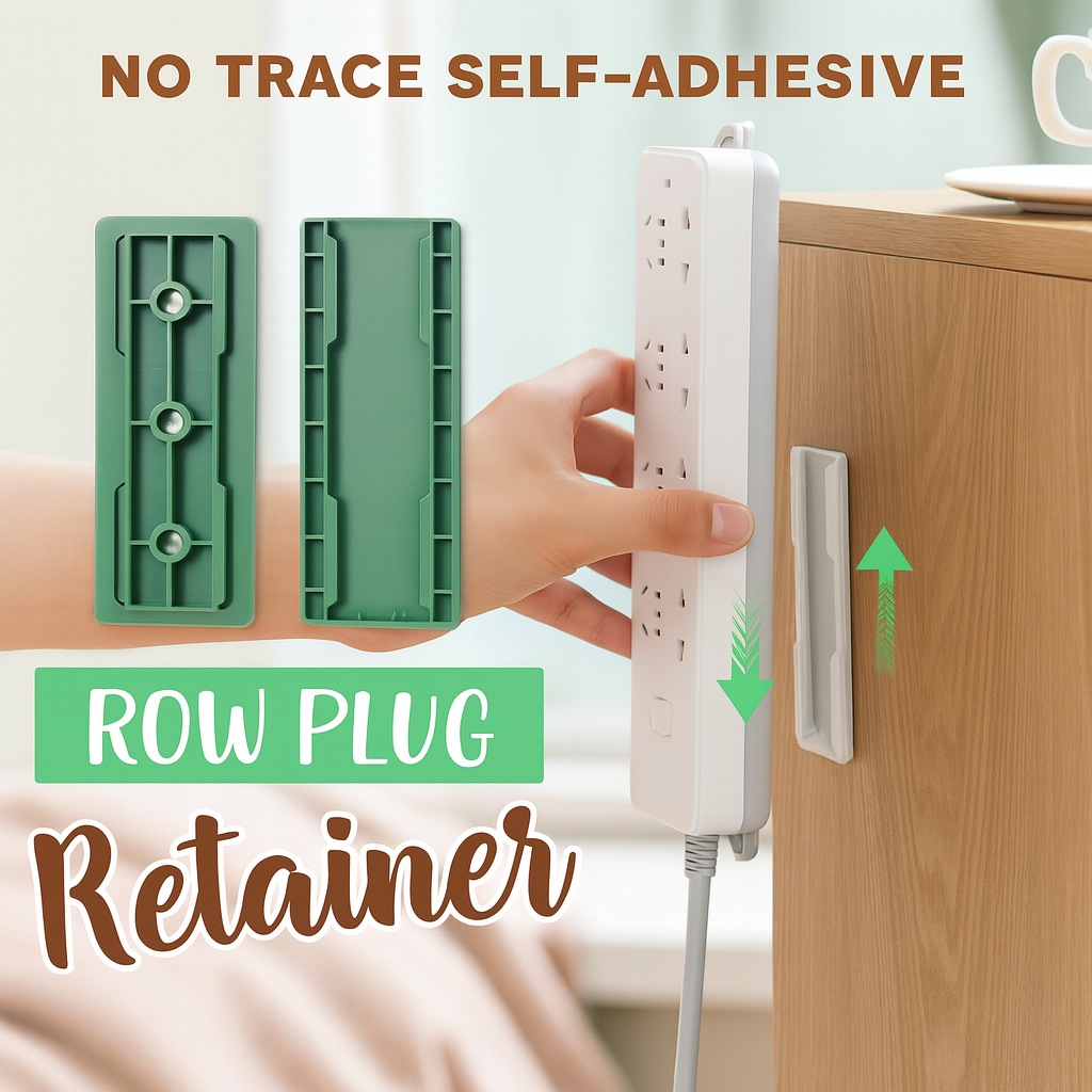 Adhesive Power Strip Socket Holder