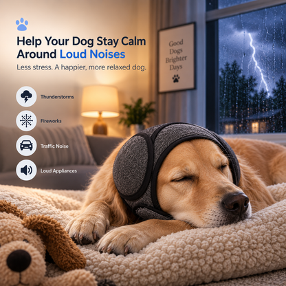 Dog Calming Ear Muffs for Noise Reduction