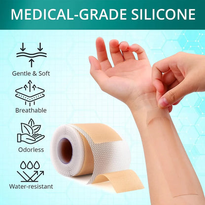 Silicone Scar Remover Tape for Acne & Wrinkles