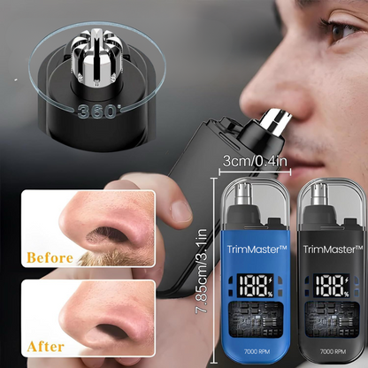 Electric Compact Ear & Nose Hair Trimmer | Digital Display