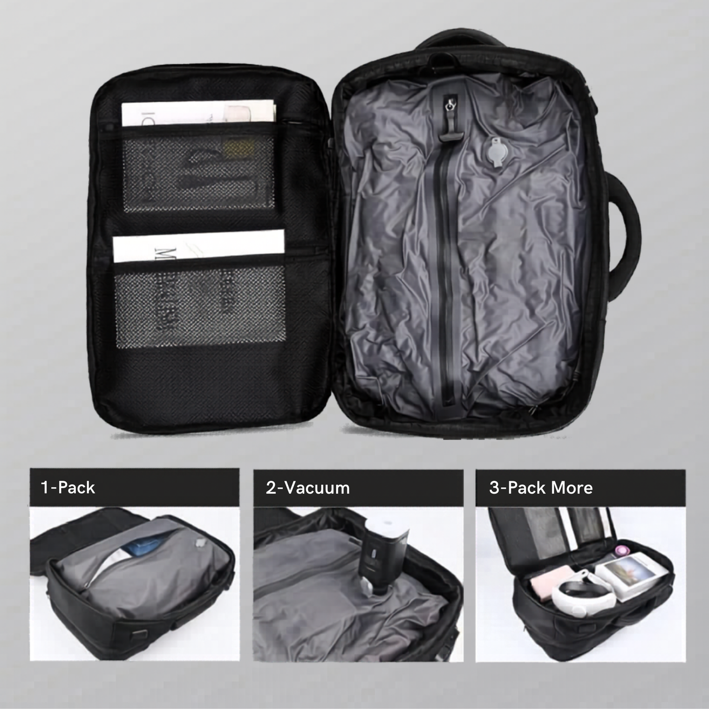 Vacuum Seal Waterproof Travel Duffle Bag With Pump