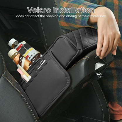 5-in-1 Car Armrest Console Cushion with Cup Holder