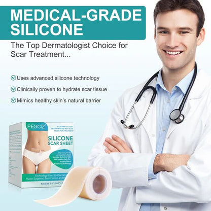 Silicone Scar Remover Tape for Acne & Wrinkles