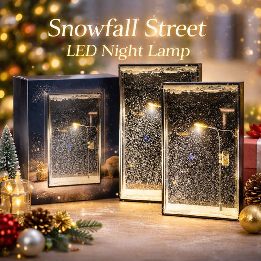 Snowfall Street LED Night Lamp