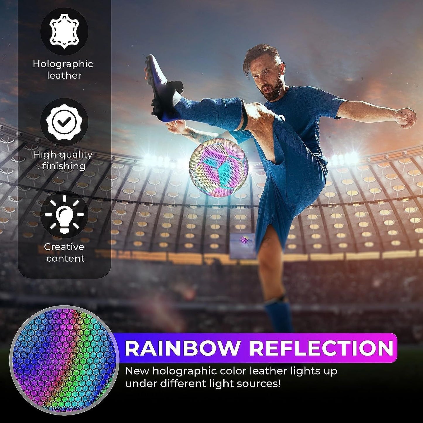 Holographic Reflective Football