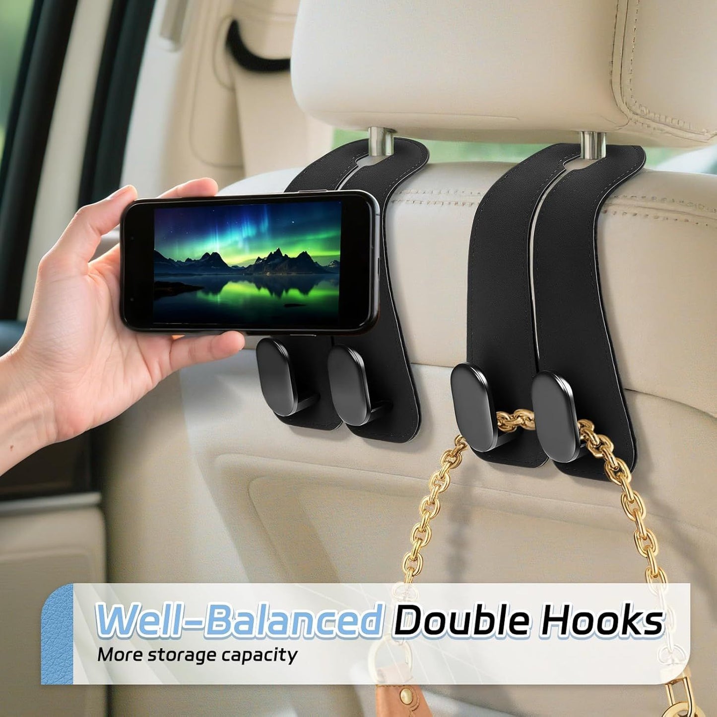 Car Seat Headrest Hooks - BUY 1 GET 1