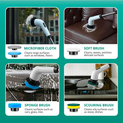 CleanPro™ - 9 in 1 Cordless Home Electric Cleaning Brush