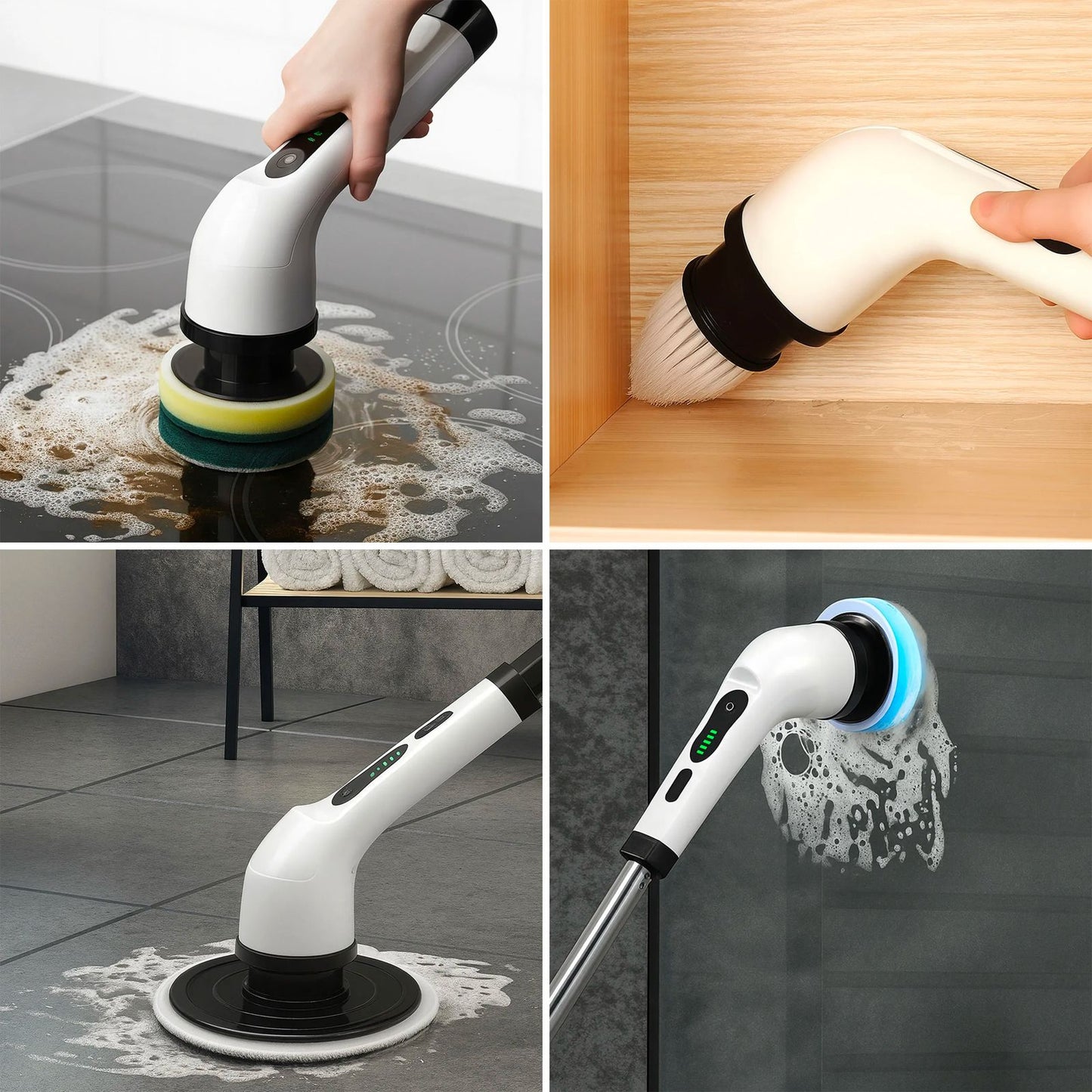 CleanPro™ - 9 in 1 Cordless Home Electric Cleaning Brush