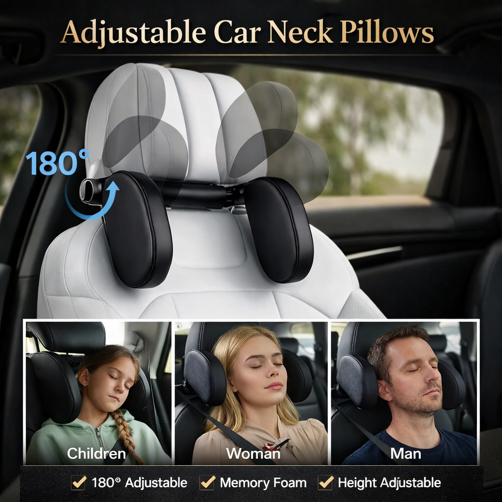 Car Headrest Pillow