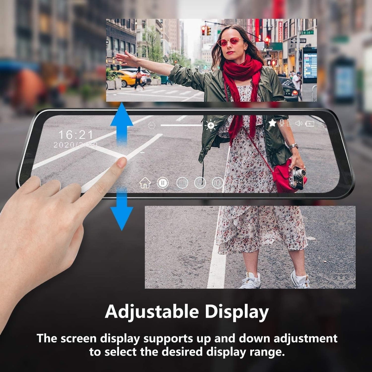 4K Smart Mirror Dash Cam Pro
