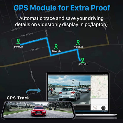 4K Smart Mirror Dash Cam Pro
