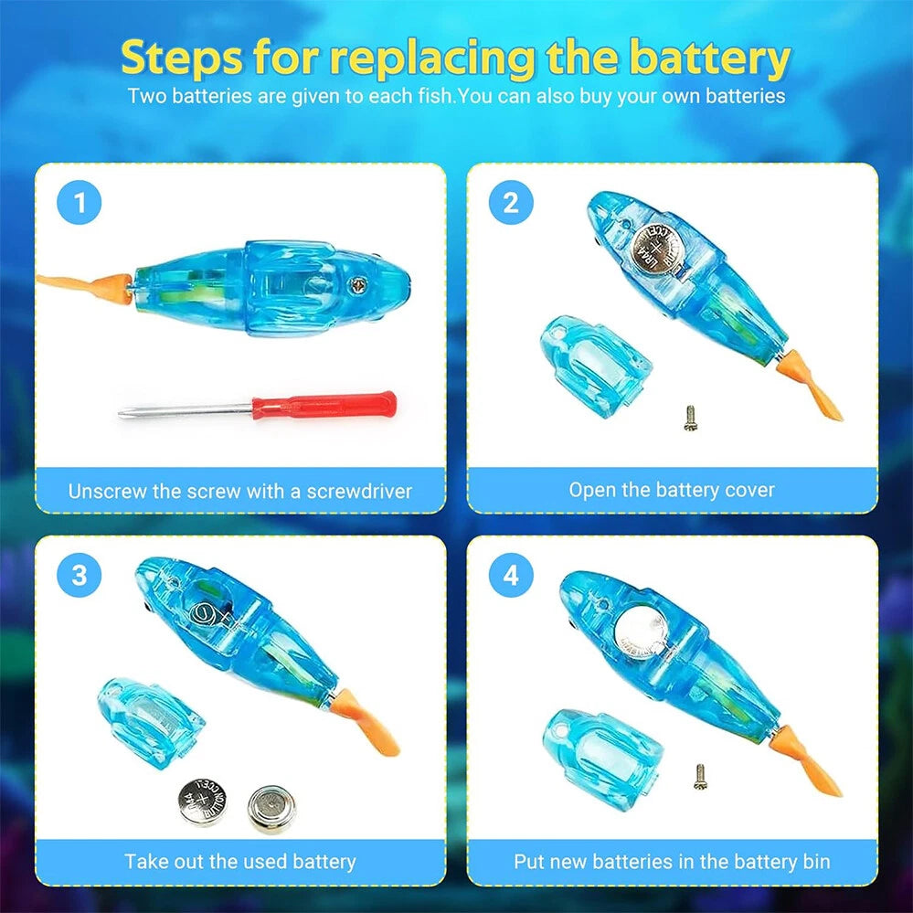 Interactive Robot LED Fish Toys